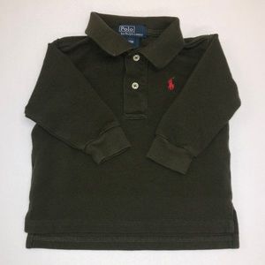 BABY Polo by Ralph Lauren Long Sleeve Polo Size 12 Months